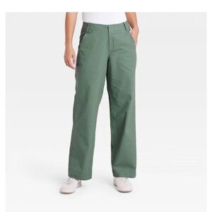 a new day Sage Green Women's Wide-Leg Trousers